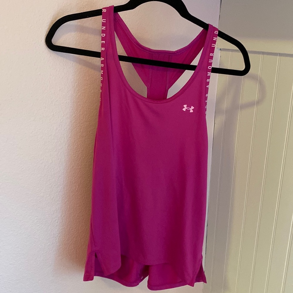 Under Armour logo tank size medium